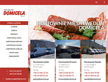 Tablet Screenshot of domicela.pl